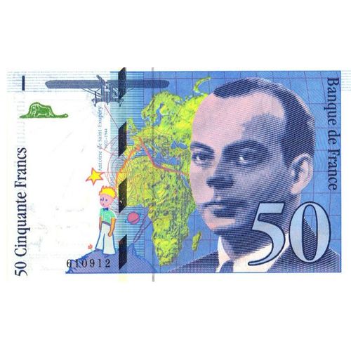Billet De 50 Francs Antoine De Saint-Exupéry