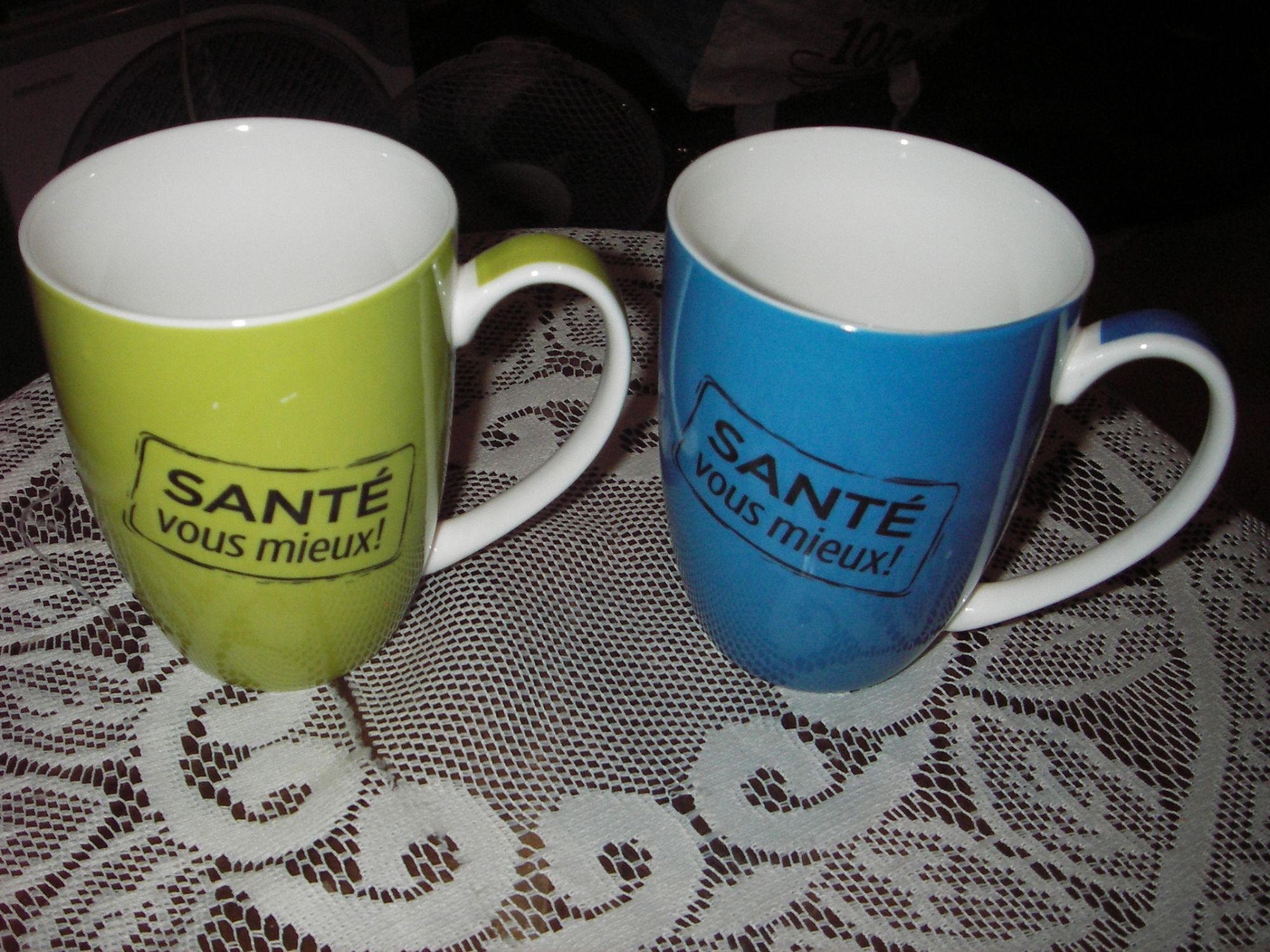 Tasse en verre hanse noir