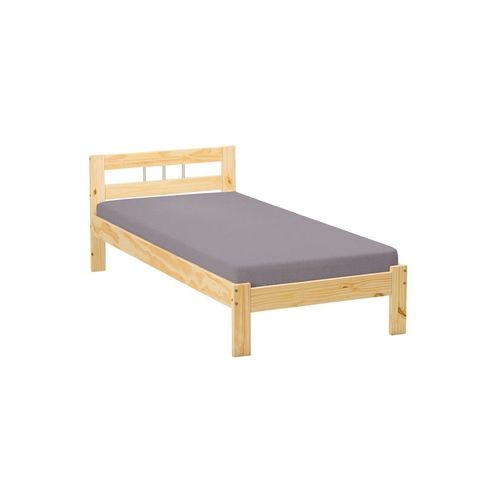 Lit 90x200 Cm En Pin Massif Naturel - Caro