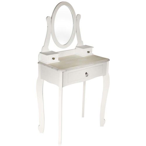 Coiffeuse 65x36x125 Cm En Bois Blanc