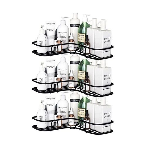 HOShelf-Étagère Flottante T1 pour Étagères Murales,Accessoires de Rangement,Matériel de Douche,Amélioration de l'habitat - Type triangle 3pcs