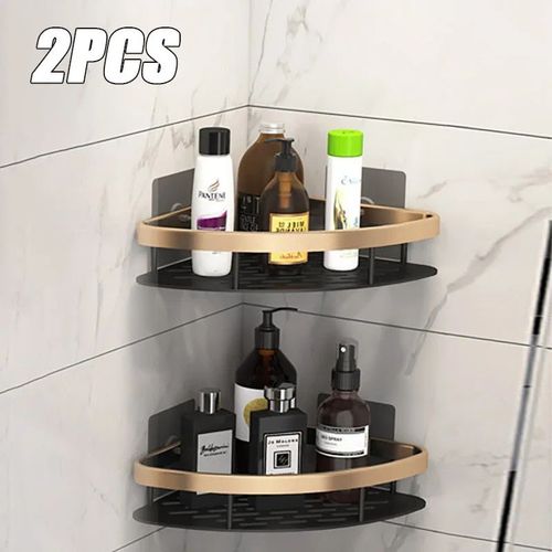 Étagère Flottante pour Étagères Murales,Matériel de Douche,Support de Rangement Mural - Type triangle 2pcs #A