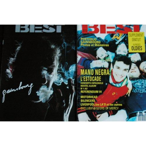 Best 273 1991 04 Mano Negra - Gainsbourg 16 P. - Motorhead - Sisters Of Mercy - 100 Pages