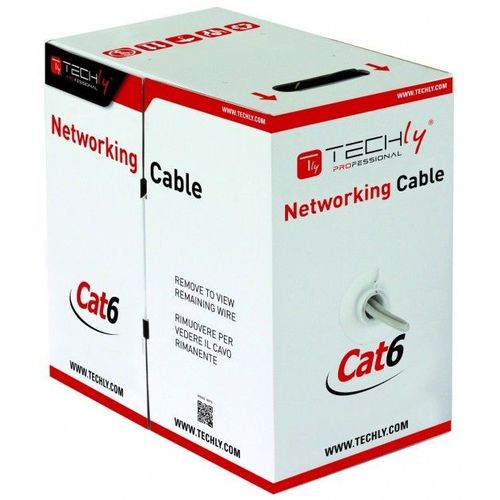 Intellinet ITP9-FLU-0305 305m Cat6 U/UTP (UTP) Gris câble de réseau