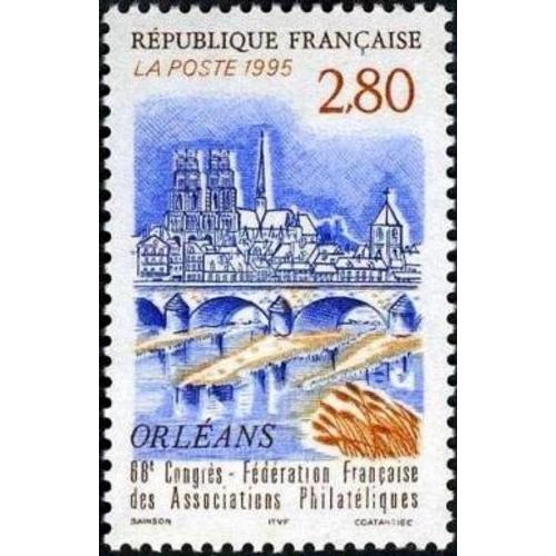 1 Timbre France 1995, Neuf - 68ème Congrès National À Orléans - Yt 2953