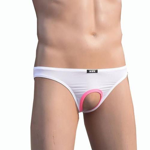 Slip homme ouvert devant hot sale