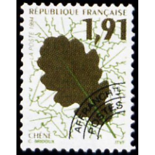 1 Timbre Préoblitéré France 1994, Neuf - Chêne - Yt Pre Ob N° 232