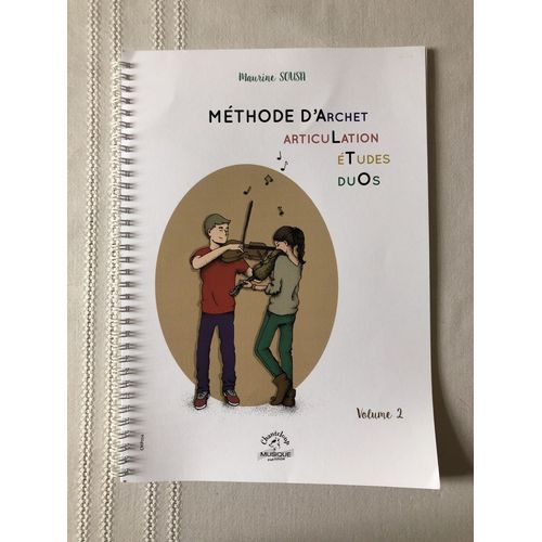 Methode D'archet Articulation Etudes Duos Volume 2
