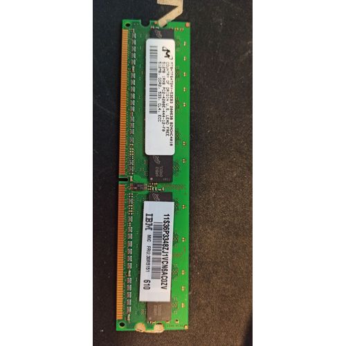 Micron PC2-4200 512 MB DIMM 533 MHz DDR2 Memory (MT8HTF6464AY-53ED7)