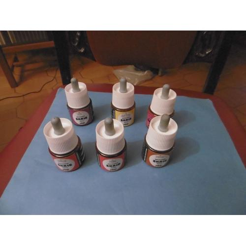 Encre A Dessiner Flacons 45ml Skrib Pebeo Lot De 6 Assortis