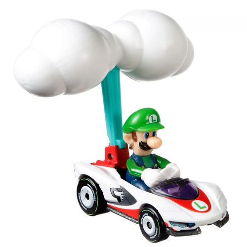 Hot Wheels Hw Mario Kart Luigi P-Wing Cloud Glider
