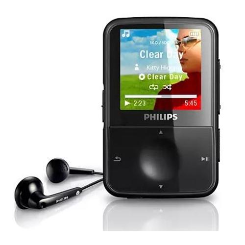 Philips GoGEAR Baladeur vidéo MP3 SA1VBE02K ViBE 2 Go - Noire