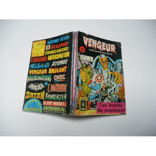 Vengeur N°15 - Les Hordes Du Mandarin (1975) Comics Pocket