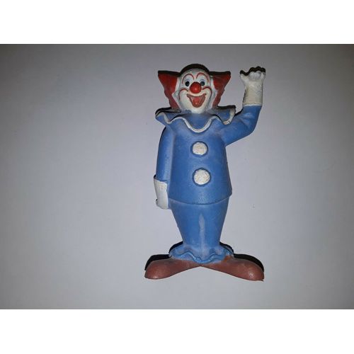 Figurine  Publicitaire Pouett   " Bozo Le Clown " Avec Son Sifflet 