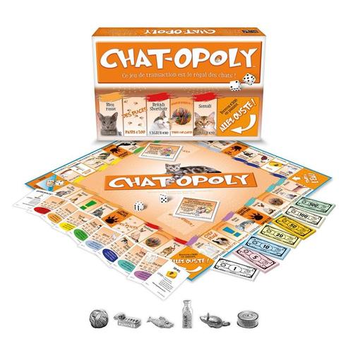 Chat-Opoly - Jeu De Société - 2 À 6 Joueurs