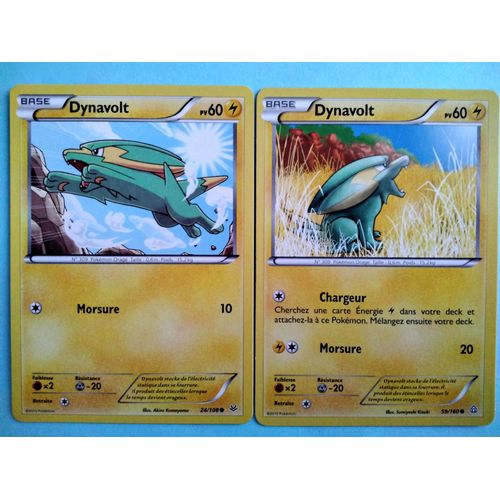 Cartes Pokémon N° 309 Dynavolt