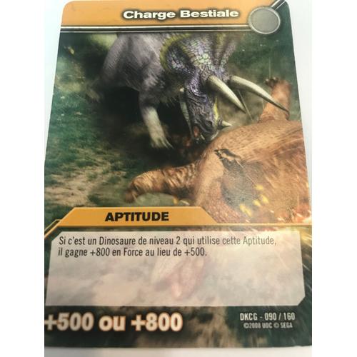 Carte Dinosaur King : Charge Bestiale - Dkcg 90/160 - 2008