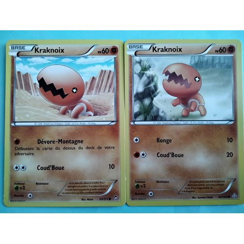 Cartes Pokémon N° 328 Kraknoix