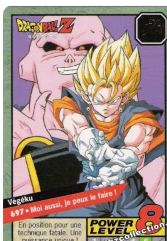 Carte Dragon Ball 697 FR Grand Combat Part 6 Carddass Bandai 1996