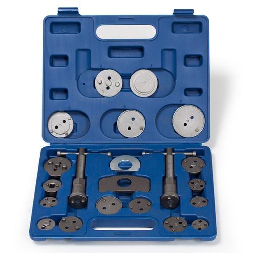 Tectake Repousse Piston Etrier De Freins Universel 21 Pièces + Malette 33 Cm X 25 Cm X 6 Cm Bleu