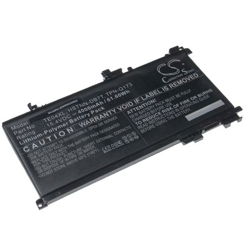 vhbw Batterie remplacement pour HP 15-AX033TX, 905175-271, 905175-2C1, 905277-855 pour ordinateur portable Notebook (4000mAh, 15,4V, Li-polymère)