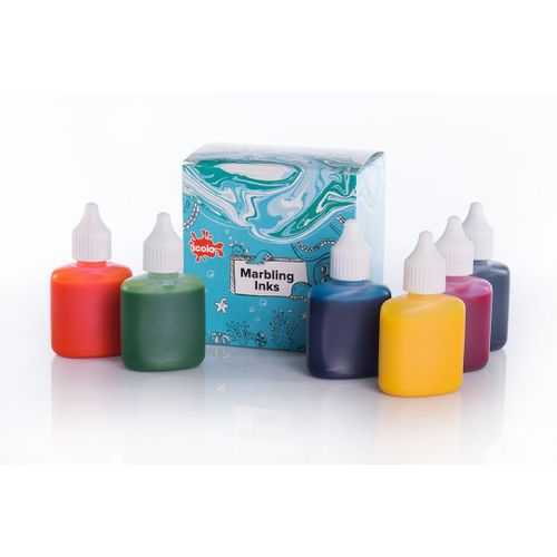 Marbling Base Huile 6 Couleurs 25ml - Oz International