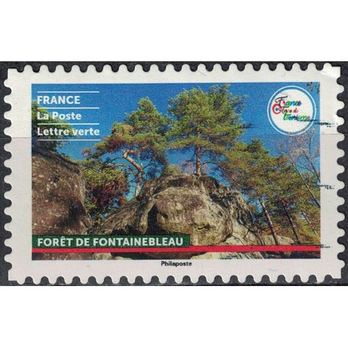 France 2021 Oblitéré Used Terre De Tourisme Sites Naturels Forêt De Fontainebleau