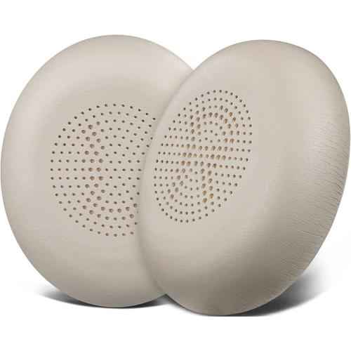 Mousse Coussin Coussinets pour Casque - AQSACOKIYA - Jabra Evolve2 65 (65MS 65UC USB)/Evolve2 40 (40UC 40MS USB)/Elite 45h - Or