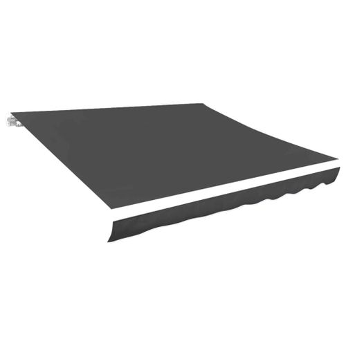 Vidaxl Toile D'auvent Anthracite 500x300 Cm