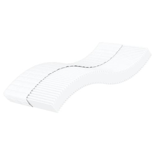 Vidaxl Matelas En Mousse Blanc 80x200 Cm Dureté H2 H3