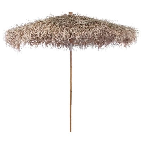 Vidaxl Parasol En Bambou Avec Toit En Feuille De Bananier 270 Cm