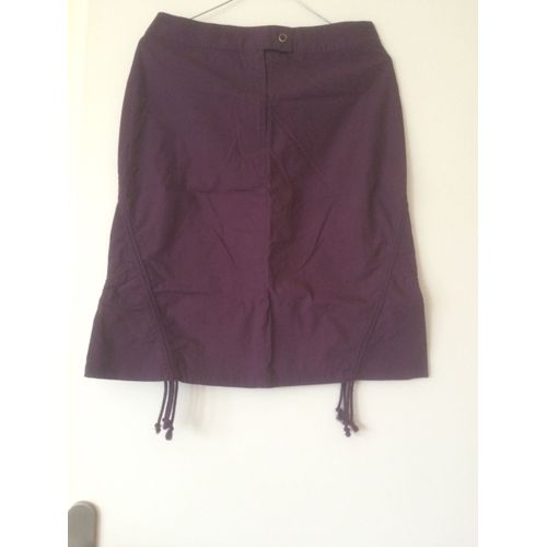 Jupe Violine En Toile Neuve T 40