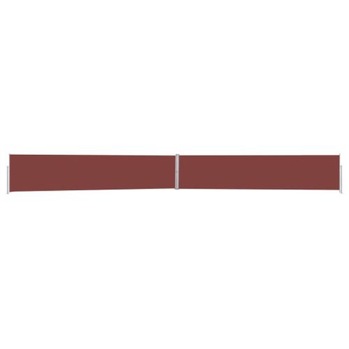 Vidaxl Auvent Latéral Rétractable De Patio 170x1200 Cm Marron