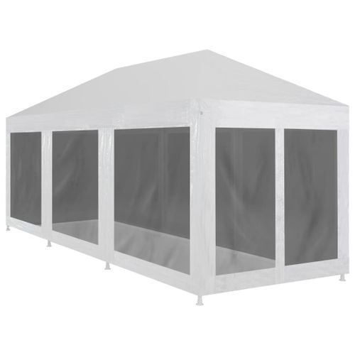 Vidaxl Tente De Réception Avec 8 Parois En Maille 9 X 3 M