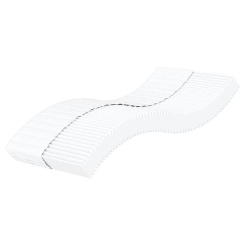 Vidaxl Matelas En Mousse Blanc 100x200 Cm Dureté H2 H3