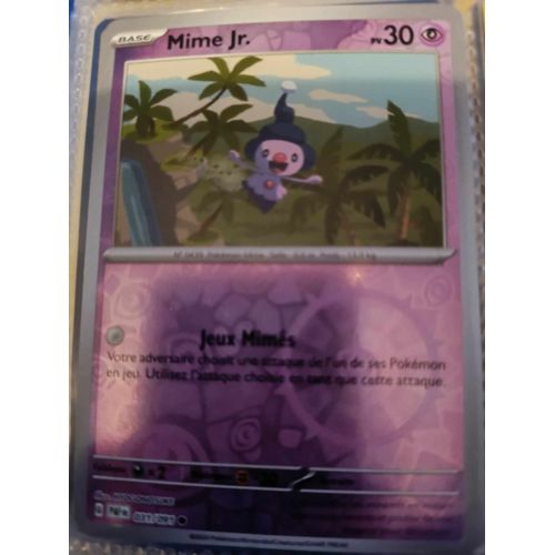 Commune - Pokemon - Reverse - Destinées De Paldea - Mime Jr. 31/91
