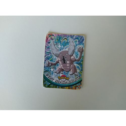 Carte Pokemon #127 Scarabrute Pinsir - Edition Topps Tv Animation