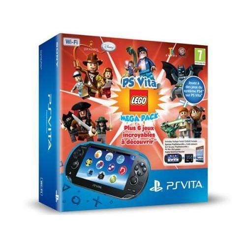 Console Playstation Vita Wifi + Lego Mega Pack + Carte Memoire 8 Go