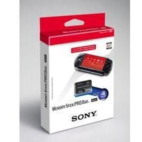 Sony - Carte mémoire flash - 4 Go - Memory Stick PRO Duo Mark2 - pour P!nk PSP