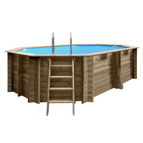 Piscine bois Grenade 4,36 x 3,36 x 1,17 m - Gré