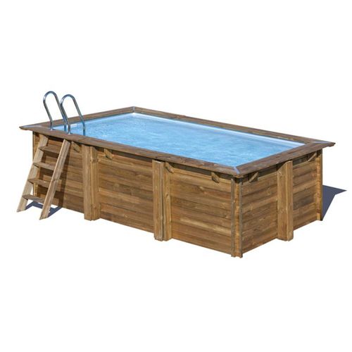 Piscine bois Marbella 4,20 x 2,70 x 1,17 m - Gré