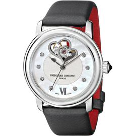 Frédérique Constant Montre Gris Analogique Femmes Double Heart Beat Fc-310whf2p6
