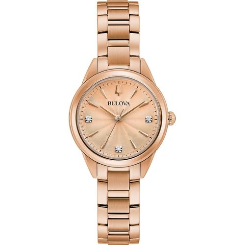 Bulova Montre Ip-Rosé Analogique Femmes Sutton 97p151