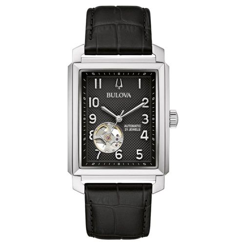 Bulova Montre Noir Analogique Hommes Sutton Automatic 96a269