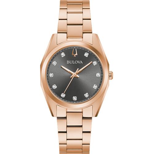 Bulova Montre Ip-Rosé Analogique Femmes Surveyor 97p156