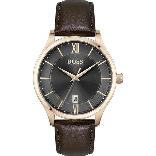 Hugo Boss Montre Marron Analogique Hommes Elite 1513894