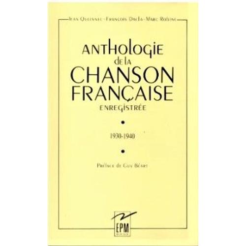 Anthologie De La Chanson Française Enregistrée 193061940