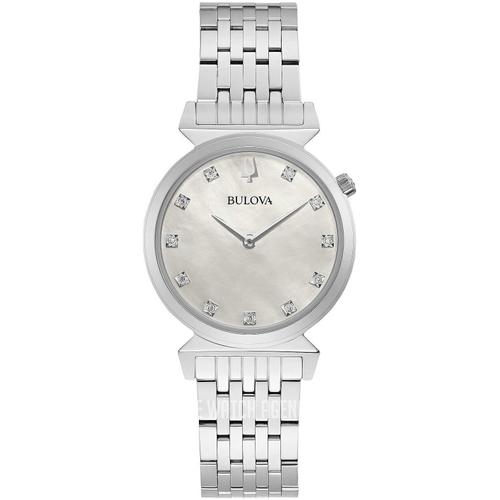 Bulova Montre Argent Analogique Femmes Regatta 96p216