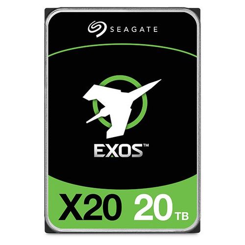 Seagate Exos X20 ST20000NM002D - Disque dur - 20 To - interne - SAS 12Gb/s - 7200 tours/min - mémoire tampon : 256 Mo