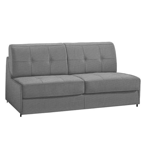 Canapé Lit 4-5 Places Intenso Xxl Convertible Express Lattes Couchage 180cm Tweed Gris Silex Matelas 16 Cm